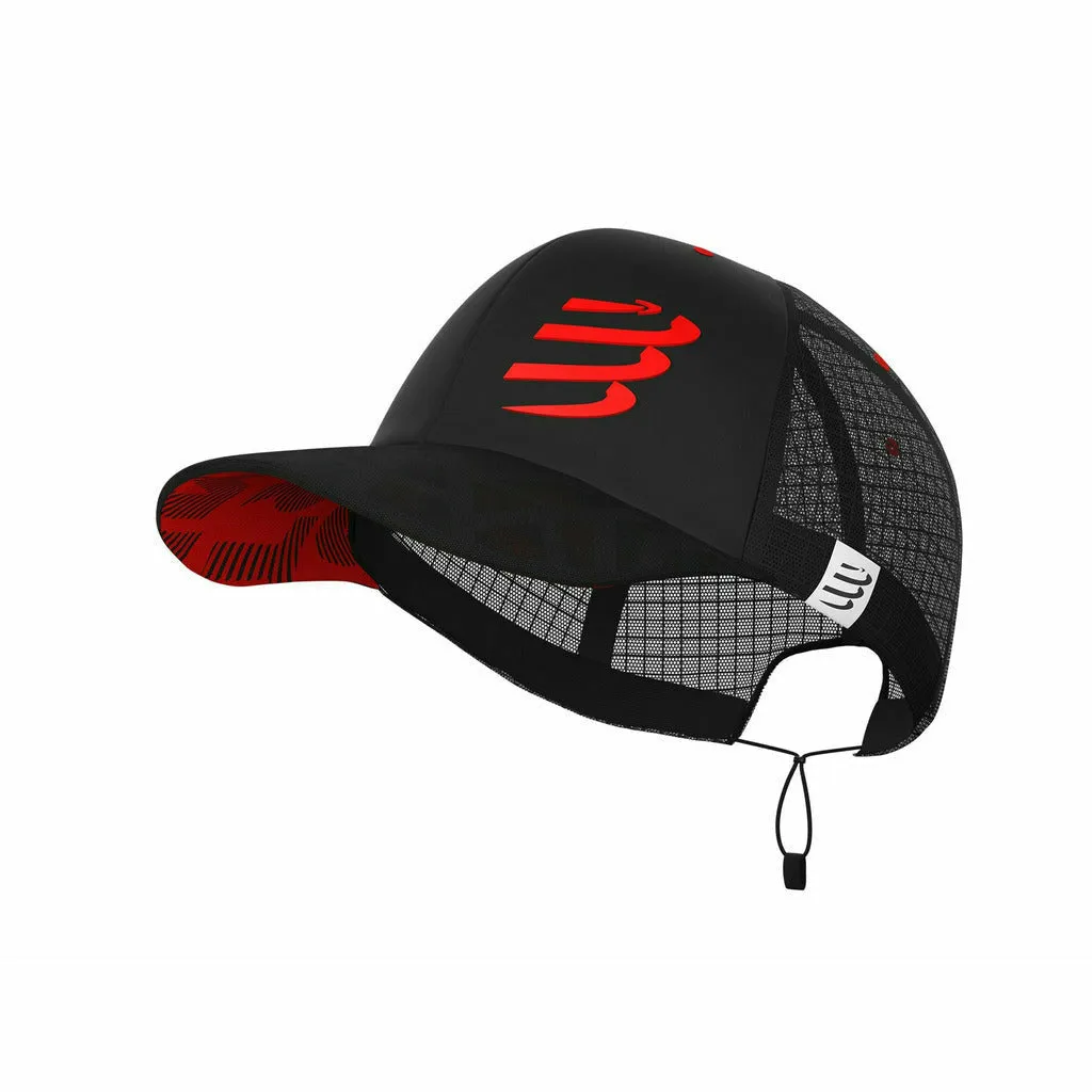 Compressport Racing Trucker Cap Black/Red - Berretto